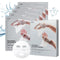 Ggv-Collagen Real Deep Mask, Hydrating Overnight Hydrogel Mask, Pore Minimizing, Elasticity Improvement- 5PCS Facial Moisture Skincare Face Mask